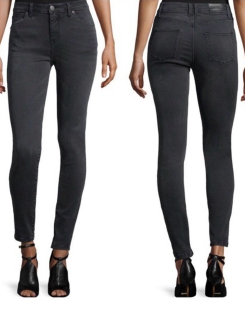 Burberry Brit Women's Skinny High-Rise Jeans Size 26 Faded Classic Preppy Chic